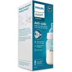 Baby Bottles & Tableware Philips Avent Anti-Colic Baby Bottle with AirFree Vent, 9oz, 1pk, Clear, SCY703/91