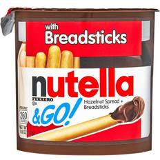 Sweet & Savory Spreads Nutella & GO! Hazelnut and Cocoa Spread with Breadsticks Snack Pack