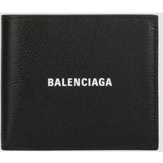 Balenciaga Logo Square Wallet - Black