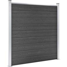 Gjerde vidaXL Fence Panel Set WPC 1045x186 Black