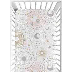 Gold Sheets Sweet Jojo Designs Celestial Fitted Crib In Pink/gold