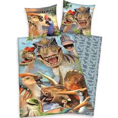 Dinosaurier Textilien MCU Dinosaurs Selfies 2-1 Bed Set 135x200cm
