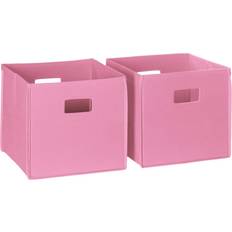 RiverRidge Folding Storage Bins, Pink, 2 Count • Price »