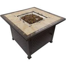 AZ Patio Heaters Garden & Outdoor Environment AZ Patio Heaters Square Tile Top Fire