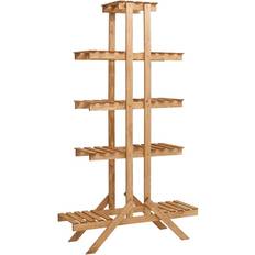 Pine Outdoor Planter Boxes vidaXL Plant Stand 32.7"x9.8"x55.9" Firwood