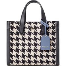 Kate Spade Textile Handbags Kate Spade New York Manhattan Houndstooth Chenille Tote Bag