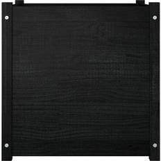 vidaXL Garden Planter Black 60x60x60 Pinewood 60x60x60cm 60x60x60cm