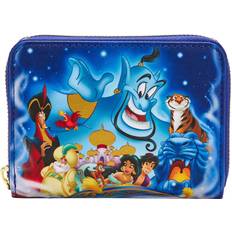 Loungefly Aladdin 30th Anniversary Ziparound Disney Wallet - Yellow/Blue/Red One-Size