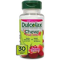 Dulcolax Medicines Dulcolax Chewy Fruit Bites, Saline Laxative, Cherry Berry 30ct Cramp-Free Relief