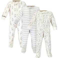 Touched By Nature 3-Pack Safari Organic Cotton Sleep 'n Plays