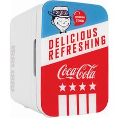 Cooluli Coca-Cola Americana 0.35 cu. ft. Retro Blue, Red, White