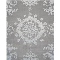 Safavieh Floral Area Rug Gray, White 108x144"