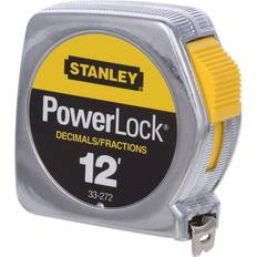 Stanley Mylar Polyester Single Side Measuring Tape, 12 ft W Blade, Inch/Decimal Quill