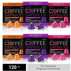  Bestpresso Coffee for Nespresso OriginalLine Machine