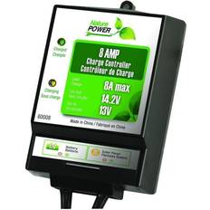 Nature Power 8-Amp Solar Charge Controller Black Black