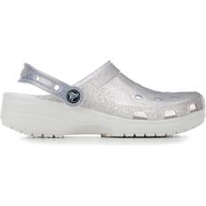 Crocs Classic Translucent Glitter Clog - White