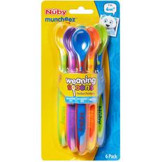 Nuby Kids Cutlery Nuby Muncheez Weaning Spoon 6-pack