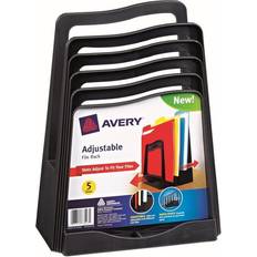 Avery Letter Trays Avery Adjustable File Rack 5 Compartments