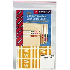 Smead 67193 Alpha-Z Color-Coded Second Letter Labels, Letter