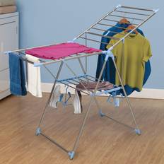 Drying Racks Household Essentials Gullwing Clothes Drying Rack Silver