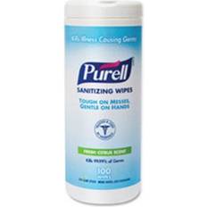 Hand Sanitizers Purell Sanitizing Wipes, Fresh Citrus Scent, Pack of 100 Wipes