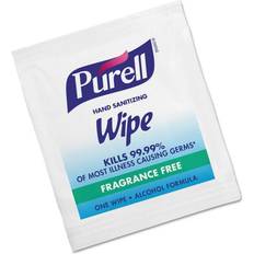 Purell Premoistened Sanitizing Hand Wipes, 5 7, 100/Box