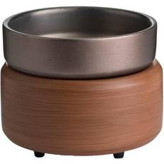 Airome Warmers Etc 2-In-1 Classic Fragrance Warmer, Pewter Walnut