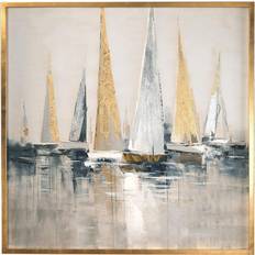 Framed Art Uttermost 35362 Framed Sailboat Painting on Paintings Prints Framed Art