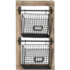 Black Newspaper Racks 25" Farmhouse Magazine Rack Iris