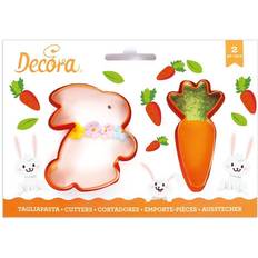 Decora Rabbit and Carrot Utstikker