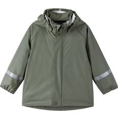 Elastiske pulsvarmere Regnjakker Reima Lampi Kid's Rain Jacket - Greyish Green (5100023A-8920)