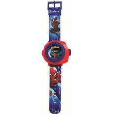 Rot Wecker Lexibook Adjustable Projection Watch with Digital Screen Spiderman