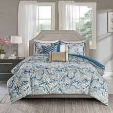 Madison Park Gabby Bedspread Blue, Beige (228.6x228.6)