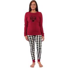 Touched By Nature Unisex Holiday Pajamas, Moose Women, Women