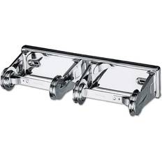 Silver Toilet Paper Holders San Jamar 2-Roll