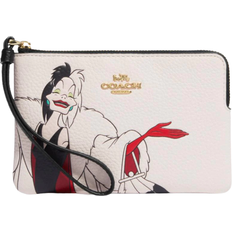 COACH Disney X Coach Corner Zip Wristlet With Maleficent Motif in Purple