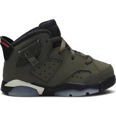 Children's Shoes Nike Air Jordan 6 Retro TD - Medium Olive/Black/Sail/Univeristy Red