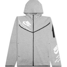 White nike tech online hoodie