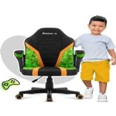 Huzaro Gaming chair for children Ranger Pixel 1.0 Mesh, Black-green