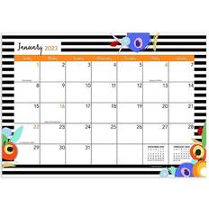 TF Publishing Floral Stripe 2023 Pad Calendar