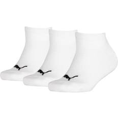 Schwarz Socken Puma Kids' Invisible Socks 3 Pack, White, 9-11.5, Clothing
