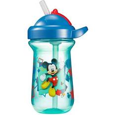 The First Years Flip Top Straw Cup for Toddlers, Disney/Pixar Cars,10 Ounce