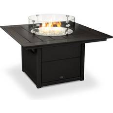 Patio table with fire pit Polywood Propane Outdoor Patio Fire Pit