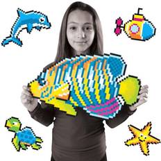 Kitchen Toys Tomy Jixelz 1500 pc Set Under the Sea Arts & Crafts for Ages 6 to 11 Fat Brain Toys Under the Sea