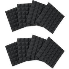 Acoustic foam panels Gator Framework Acoustic Treatment 8 pack Charcoal