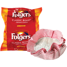 Folgers Classic Roast Coffee Packs, 0.9 Oz, Box Of