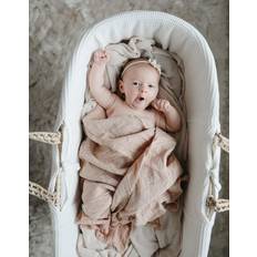 Mushie Babydecken Mushie Muslin Swaddle Blanket Organic Cotton (Pale Taupe)