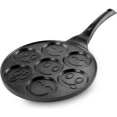 Crepe & Pancake Pans MegaChef 10.5" Emoji Aluminum Nonstick