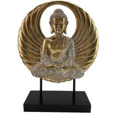 Dkd Home Decor Dekorativ figur Buddha Harpiks Orientalsk Dekofigur