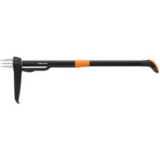 Cleaning & Clearing Fiskars 34 in. Aluminum Handle Blade with 4 Claw Weeder